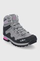 CMP scarpe in camoscio ATHUNIS MID WMN TREKKING SHOE WP 31Q4976.U739 grigio AW21