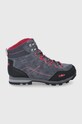 Παπούτσια CMP ALCOR MID WMN TREKKING SHOE WP δέρμα σαμουά γκρί 39Q4906.U423