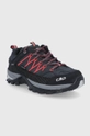 Topánky CMP RIGEL LOW WMN TREKKING SHOES WP čierna