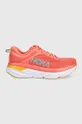 orange Hoka One One running shoes bondi 7 Women’s