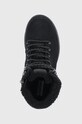 Skechers Cizme de zapada din piele întoarsă negru 16677