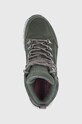 Semišové boty Skechers zelená 155220