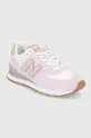 Обувки New Balance WL574SP2 розов