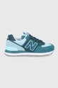 turkusowy New Balance Buty WL574WS2 Damski