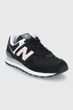 New Balance shoes WL574HB2 black