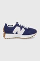 Topánky New Balance WS327HN1 imitácia semišu modrá WS327HN1
