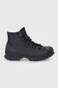 black Converse leather shoes Women’s