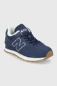 Σουέτ παπούτσια New Balance WL574LX2 σκούρο μπλε
