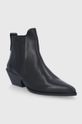 Westernové kožené boty Furla West černá