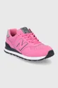 Topánky New Balance Wl574dt2 ružová