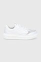 Pepe Jeans scarpe finta pelle fiore bianco PLS31195