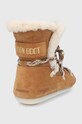 Obuwie Moon Boot Śniegowce zamszowe Side High Shearling 24300100.M.BOOT.DK.SIDE brązowy