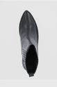 čierna Kožené kovbojské topánky Tory Burch
