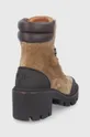 Замшевые ботинки Tory Burch Lug Sole Hiker  Голенище: Замша Внутренняя часть: Натуральная кожа Подошва: Синтетический материал