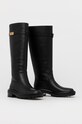 Δερμάτινες μπότες Tory Burch 86601.004 μαύρο AW21
