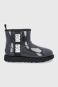UGG Kalosze Classic Clear Mini czarny 1113190.BLK