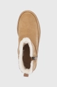 hnedá Semišové snehule UGG Classic Zip Mini