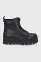black UGG leather ankle boots Women’s