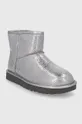 Kožne čizme za snijeg UGG Classic Mini Gunm srebrna