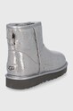 Obuwie UGG Śniegowce skórzane Classic Mini Gunm 1125234.GUNM srebrny