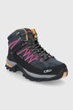 CMP Pantofi de piele intoarsa Rigel Mid Trekking Shoe 3Q12946.54UE bleumarin AW21