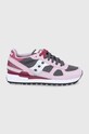Topánky Saucony semišová koža fialová S1108.801