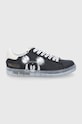 MOA Concept Buty skórzane płaska czarny MD720
