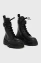 Usnjeni nizki škornji MOA Concept črna