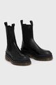 Kožené topánky Chelsea MOA Concept MOAC99 čierna AW21