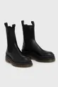 Kožené topánky Chelsea MOA Concept čierna