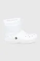 biela Snehule Crocs Classic Lined Neo Puff Boot Dámsky