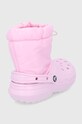 Obuwie Crocs Śniegowce Classic Lined Neo Puff Boot ED.NEO.PUFF.BOOT.206630 różowy
