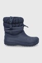 Snehule Crocs Classic Neo Puff Luxe Boot textilný tmavomodrá PUFF.LUXE.BOOT.W.207312