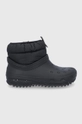 чёрный Зимние сапоги Crocs Classic Neo Puff Shorty Boot Женский