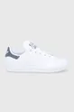 biały adidas Originals Buty dziecięce STAN SMITH J GZ9900 Dziewczęcy