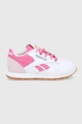 biały Reebok Classic Buty dziecięce S29115 Dziewczęcy