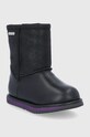 Emu Australia ghete de zapada din piele pentru copii Sparkle Trigg K12363.Black negru AW21
