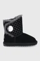 crna Dječje čizme za snijeg od brušene kože Emu Australia Carmody Mini Za djevojčice