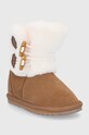 Emu Australia Śniegowce zamszowe dziecięce Burnet K12617.Chestnut brązowy AW21