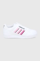 biały adidas Originals Buty dziecięce Continental 80 GZ7037 Dziewczęcy