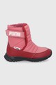 Puma Śniegowce dziecięce 380745.G syntetyczny różowy 380745.G