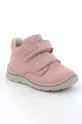 Дитячі шкіряні туфлі Primigi рожевий