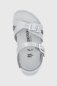 srebrny Birkenstock Sandały