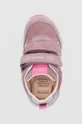 fialová Detské kožené topánky Geox