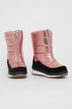 CMP śniegowce dziecięce KIDS RAE SNOW BOOTS WP 39Q4964.B361 różowy AW21