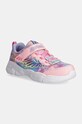Detské topánky Skechers textilný ružová 302765N