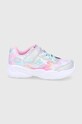 Skechers Buty dziecięce syntetyczny różowy 302765N