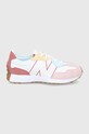 New Balance Buty dziecięce GS327HG1 tekstylny różowy GS327HG1