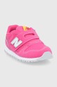 New Balance Buty dziecięce IZ373WP2 IZ373WP2 różowy AW21