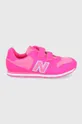 różowy New Balance Buty dziecięce PV500WNP Dziewczęcy